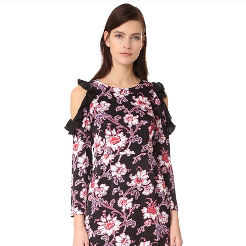 Club Monaco Teodora Open Shoulder Dress